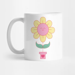 Adorable smiling flower Mug